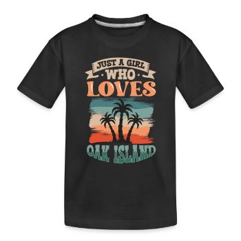Oak Island / Treasure Hunting Oak Island Mystery - Kinder Premium Bio T-Shirt - Schwarz - Vorne
