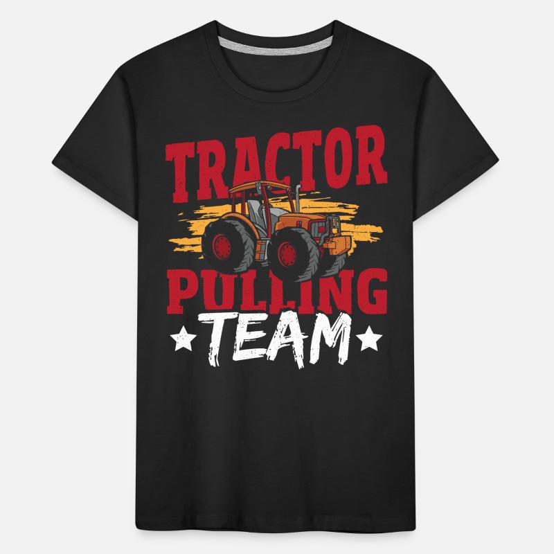 Tractor Pulling Team Tractor Puller Tractorpulling Kids' Premium Organic T-Shirt