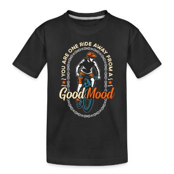 Bicycle You Are One Ride Away Road Bike Cyclist - Kinder Premium Bio T-Shirt - Schwarz - Vorne