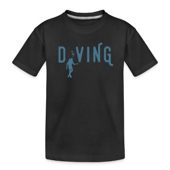 Scuba Diving Goggles Diving Mask Scuba - Kids' Premium Organic T-Shirt - black - Front