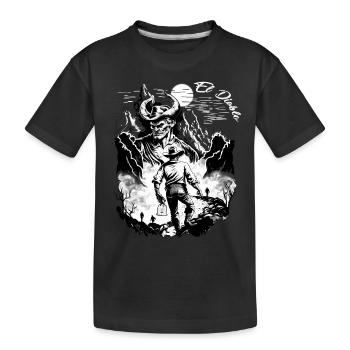 Teufelsberg Teufel Devil Berg - T-shirt bio Premium Enfant - noir - Devant