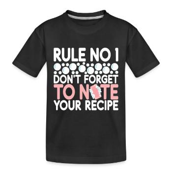 Seifenmacher Seife Machen - Kinder Premium Bio T-Shirt - Schwarz - Vorne
