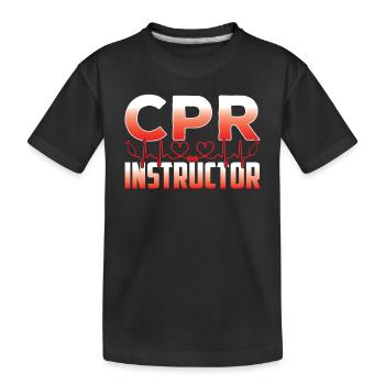 Erste Hilfe Kurs Leiter Sofortmaßnahmen Lehrer - Kinder Premium Bio T-Shirt - Schwarz - Vorne
