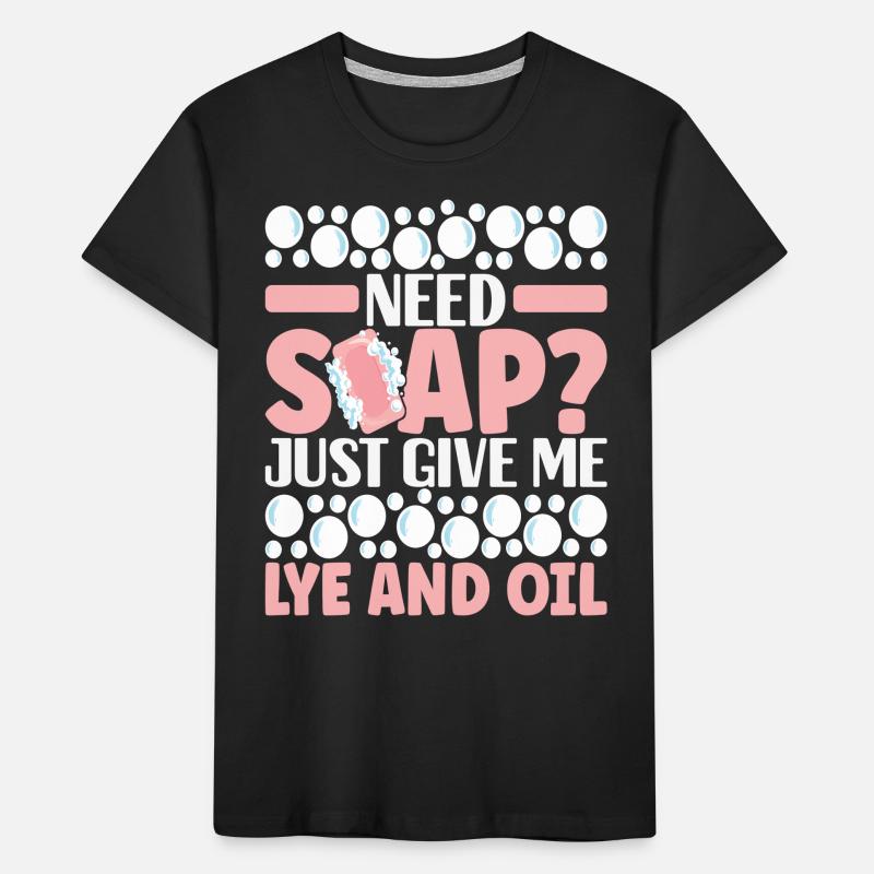 Soap maker soap making Kids' Premium Organic T-Shirt