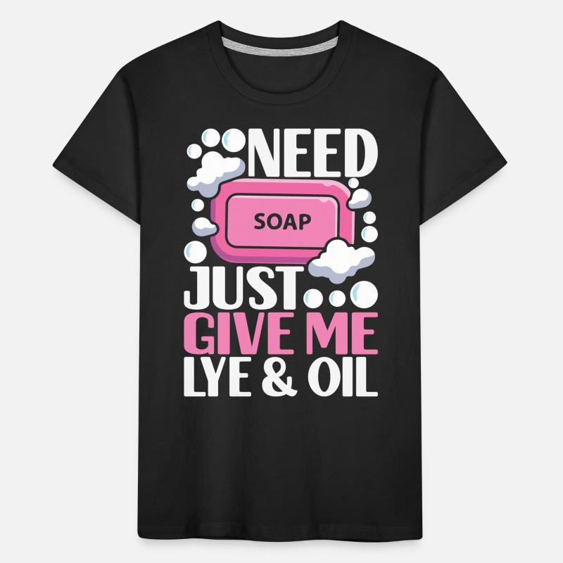 Soap maker soap making Kids' Premium Organic T-Shirt