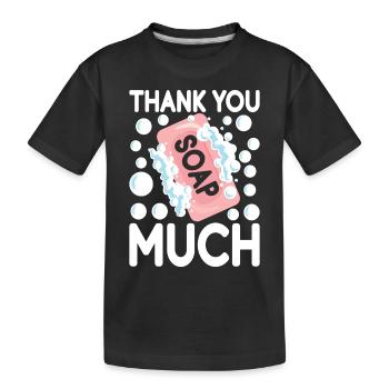 Seifenmacher Seife Machen - Kinder Premium Bio T-Shirt - Schwarz - Vorne