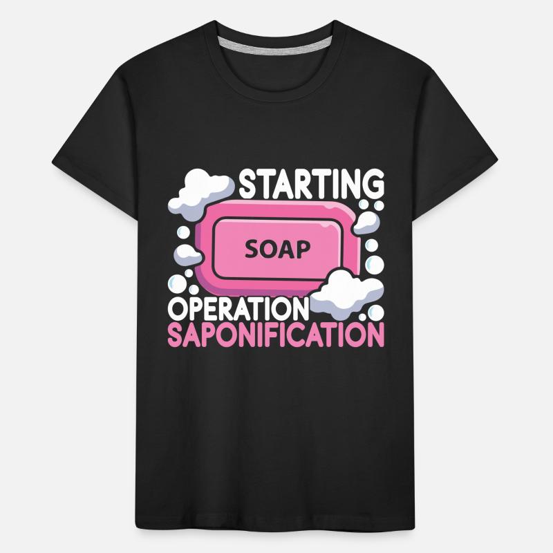 Soap maker soap making Kids' Premium Organic T-Shirt