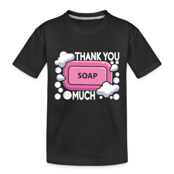 Seifenmacher Seife Machen - Kinder Premium Bio T-Shirt - Schwarz - Vorne