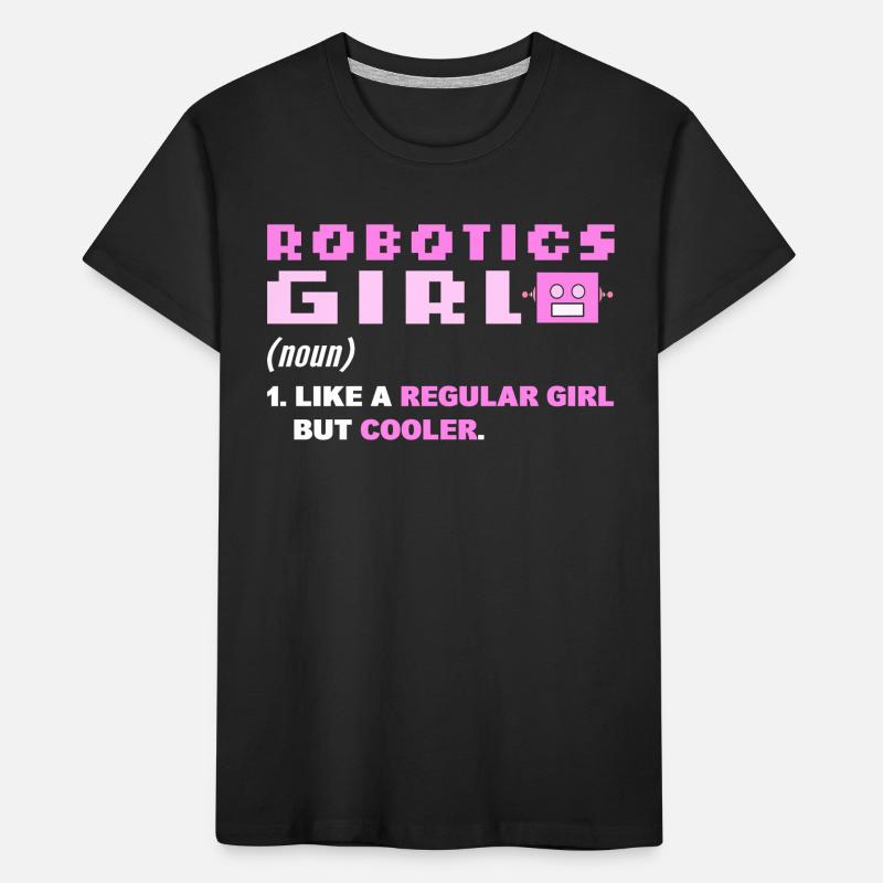 Robotique Robot robotique Construction Saison Robot T-shirt bio Premium Enfant