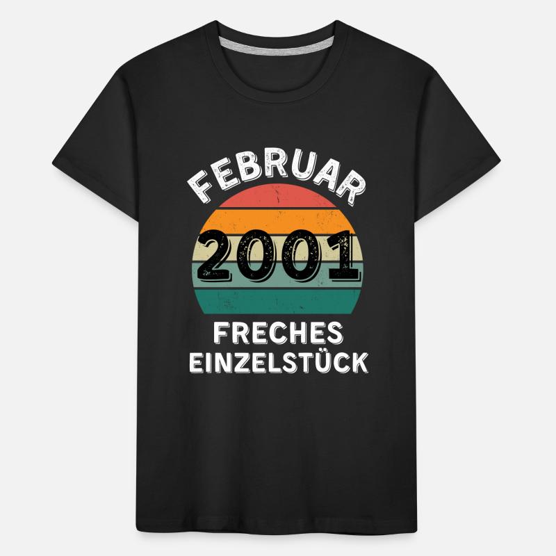 Février 2001 Pièce unique effrontée T-shirt bio Premium Enfant