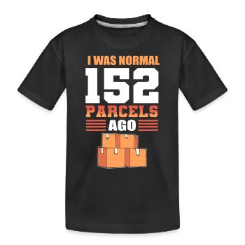 Travailleurs des postes Facteurs Postes - T-shirt bio Premium Enfant - noir - Devant