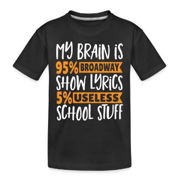 Broadway Musical Lover Musical Theater - T-shirt bio Premium Enfant - noir - Devant