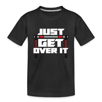 Athlétisme Athlétisme Coureurs Course Cadeau - T-shirt bio Premium Enfant - noir - Devant