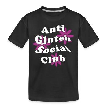 Sans gluten Sans gluten Sans gluten Céréales diététiques sans gluten - T-shirt bio Premium Enfant - noir - Devant