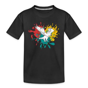 Aigle - T-shirt bio Premium Enfant - noir - Devant