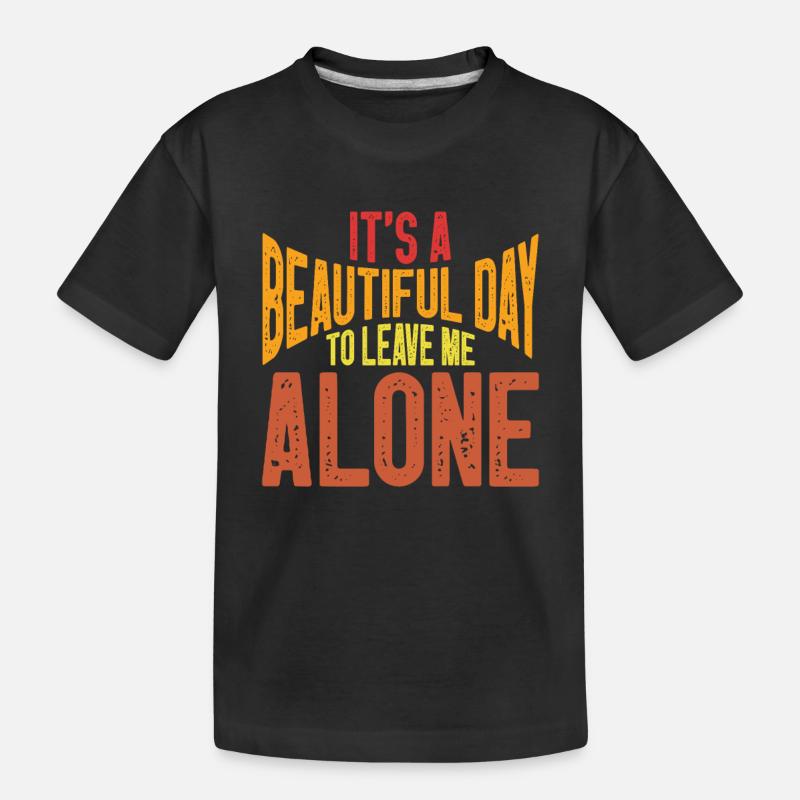 Introvertiert Geschenk Sarkastisch Introvertiert - Kinder Premium Bio T-Shirt - Schwarz