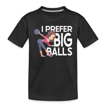 Drôle d’équipe de bowling Bowler Strike Gift Idea - T-shirt bio Premium Enfant - noir - Devant