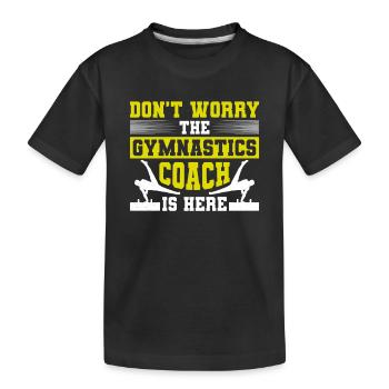 Entraîneur de gymnastique Entraîneur de gymnastique - T-shirt bio Premium Enfant - noir - Devant