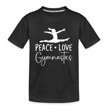 Entraîneur de gymnastique Entraîneur de gymnastique - T-shirt bio Premium Enfant - noir - Devant