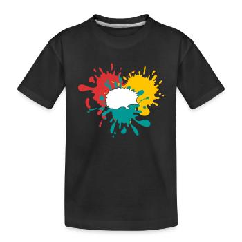 Hérisson - T-shirt bio Premium Enfant - noir - Devant