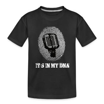 Rock And Roll c’est dans mon ADN - T-shirt bio Premium Enfant - noir - Devant