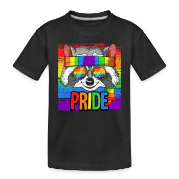 Pride LGBTQ Christopher Street Day Kostüm Pride - Kinder Premium Bio T-Shirt - Schwarz - Vorne