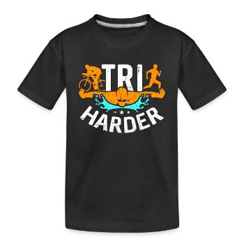 Triathlon Tri Swimmer Competition Training - T-shirt bio Premium Enfant - noir - Devant