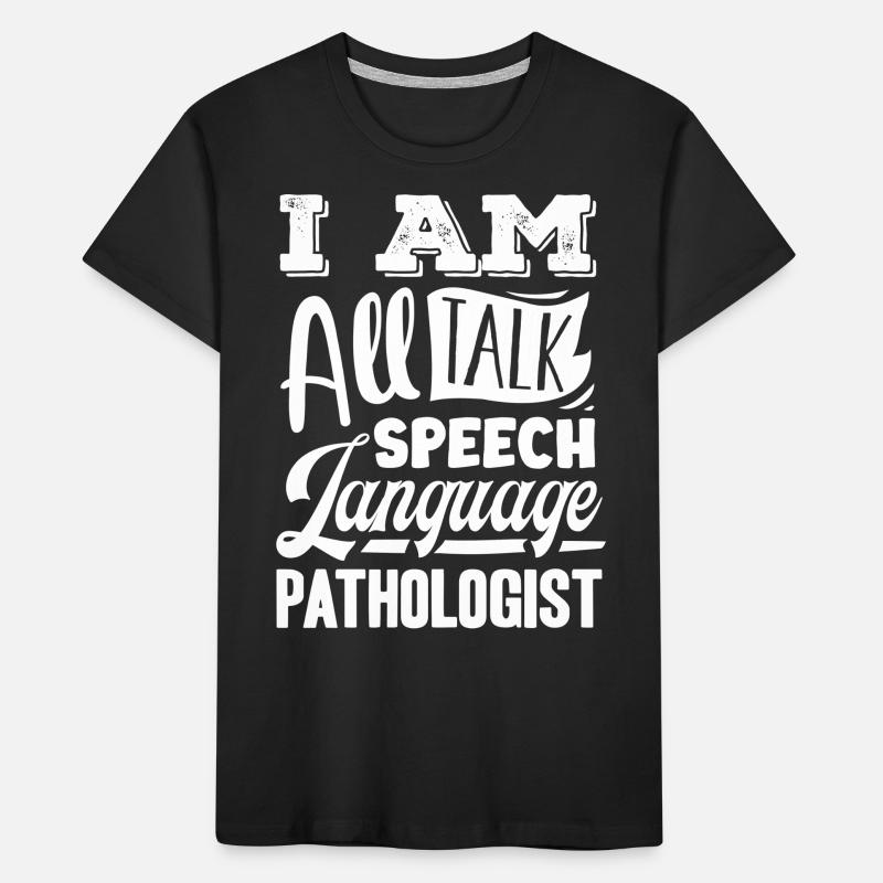 Speech-language pathology, speech-language pathologist Kids' Premium Organic T-Shirt