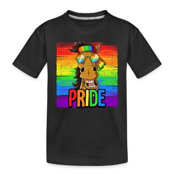 Pride LGBTQ Christopher Street Day Kostüm Pride - Kinder Premium Bio T-Shirt - Schwarz - Vorne