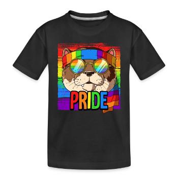 Pride LGBTQ Christopher Street Day Costume Pride - Kids' Premium Organic T-Shirt - black - Front