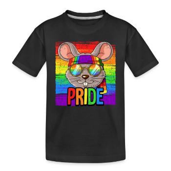 Pride LGBTQ Christopher Street Day Kostüm Pride - Kinder Premium Bio T-Shirt - Schwarz - Vorne