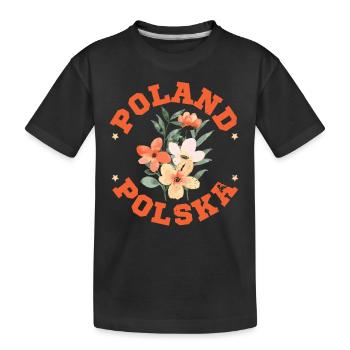 Poland Polish Polska Polski Husaria Cavalry - Kids' Premium Organic T-Shirt - black - Front