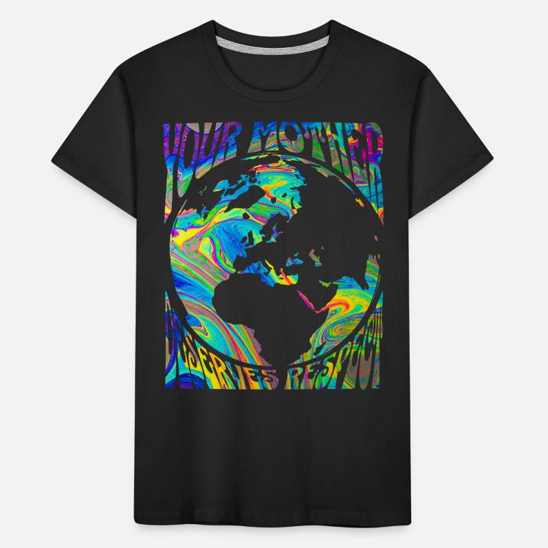 Tag der Erde Muttertag deine Mutter Respekt Kinder Premium Bio T-Shirt