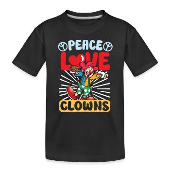 Circus Arts Circus Artists Event Staff - Kids' Premium Organic T-Shirt - black - Front