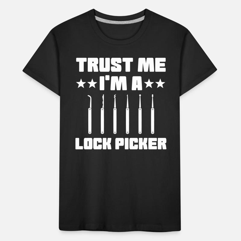 Funny Lockpicker Saying Kids' Premium Organic T-Shirt