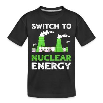 Erneuerbare Energie Erneuerbare Energie Big Fan - Kinder Premium Bio T-Shirt - Schwarz - Vorne