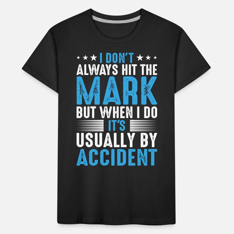 Lustiger Dart Spruch Kinder Premium Bio T-Shirt