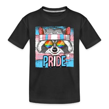 Fierté LGBTQ Transgender Costume Costume Mois de la fierté - T-shirt bio Premium Enfant - noir - Devant