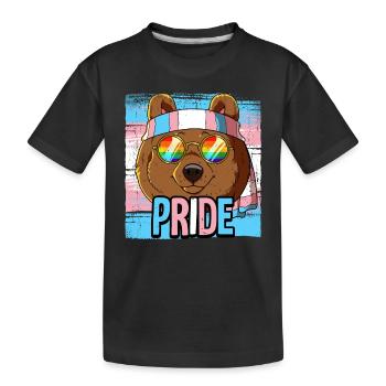 Fierté LGBTQ Transgender Costume Costume Mois de la fierté - T-shirt bio Premium Enfant - noir - Devant