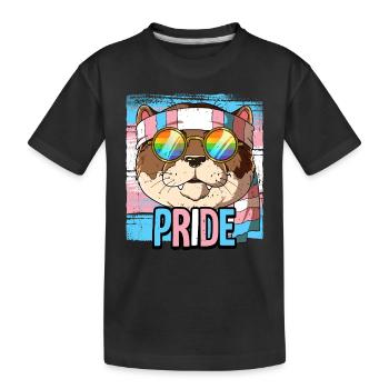 Fierté LGBTQ Transgender Costume Costume Mois de la fierté - T-shirt bio Premium Enfant - noir - Devant