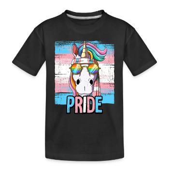 Fierté LGBTQ Transgender Costume Costume Mois de la fierté - T-shirt bio Premium Enfant - noir - Devant