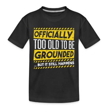 Offizieller Teenager Funny - Kinder Premium Bio T-Shirt - Schwarz - Vorne