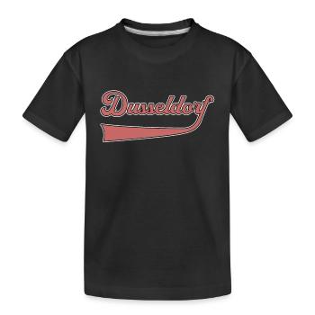 Lettrage de Düsseldorf - T-shirt bio Premium Enfant - noir - Devant