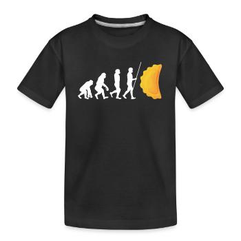 St. Louis Toasted Ravioli - Kids' Premium Organic T-Shirt - black - Front
