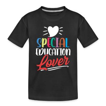 Amoureux de l’éducation spécialisée Enseignants en éducation spécialisée - T-shirt bio Premium Enfant - noir - Devant