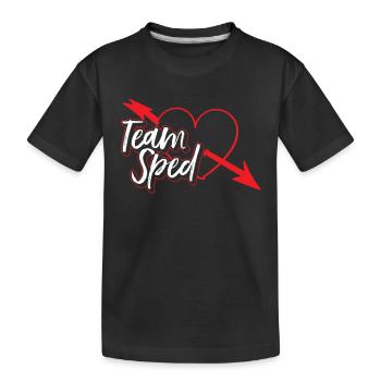 Équipe Enseignant en éducation spécialisée Profession de l’éducation spécialisée - T-shirt bio Premium Enfant - noir - Devant