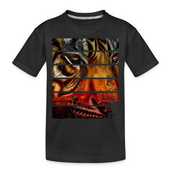 Tigre - T-shirt bio Premium Enfant - noir - Devant