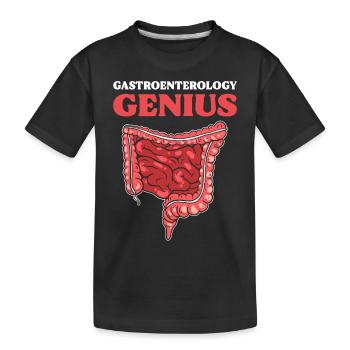 Gastroentérologie Génie Gastroentérologie - T-shirt bio Premium Enfant - noir - Devant