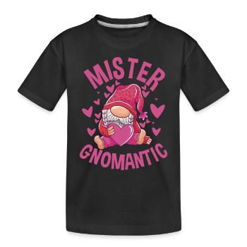 Drôle de Gnomes de jardin Couples Design Ami - T-shirt bio Premium Enfant - noir - Devant