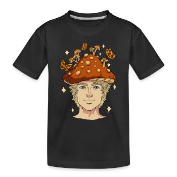 Homme Cottagecore - T-shirt bio Premium Enfant - noir - Devant